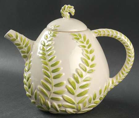 Fern Teapot & Lid