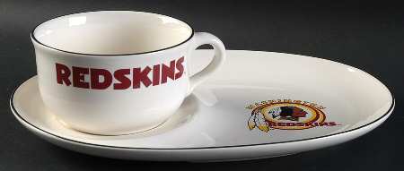Redskins Snack Plate & Cup Set