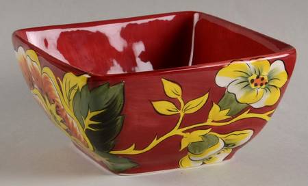 Cassandra Red Soup/Cereal Bowl
