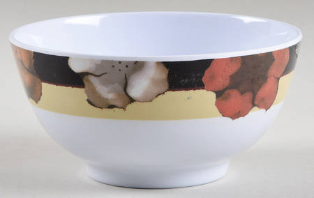 Painted Poppies Melamine Soup/Cereal Bowl
