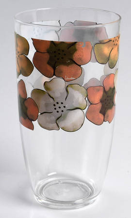 Painted Poppies Tall Acrylic Tumbler