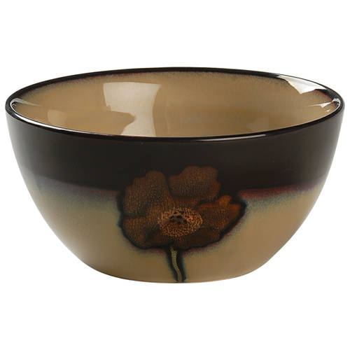 Painted Poppies Soup/Cereal Bowl - Set of 4