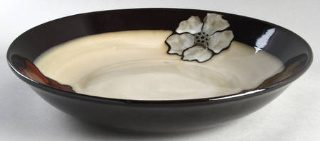 Painted Poppies 14" Pasta Serving Bowl