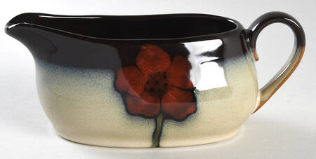Painted Poppies Gravy Boat