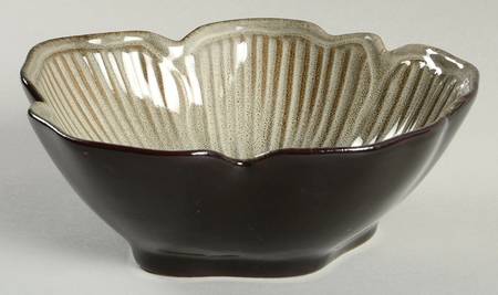 Painted Poppies Figural Soup/Cereal Bowl
