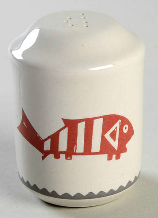Ancient Mimbreno Indian-Brick Red (Replica) Salt Shaker