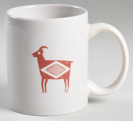 Ancient Mimbreno Indian-Brick Red (Replica) Mug