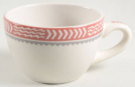Ancient Mimbreno Indian-Brick Red (Replica) Flat Cup