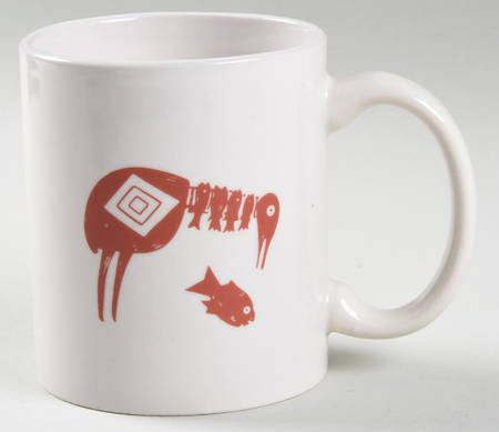 Ancient Mimbreno Indian-Brick Red (Replica) Mug