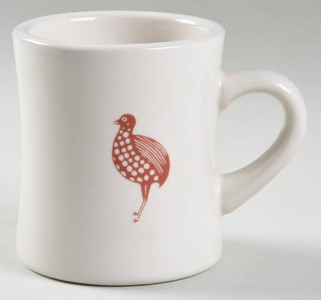 Ancient Mimbreno Indian-Brick Red (Replica) Cafe Mug