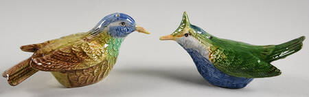 Botanic Hummingbird Figural Salt and Pepper