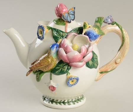 Botanic Hummingbird Teapot & Lid