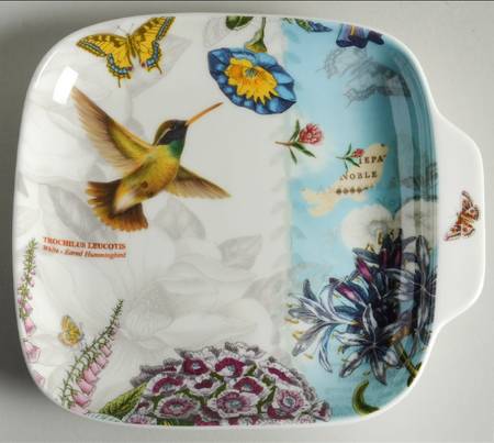 Botanic Hummingbird Canape Plate
