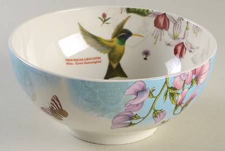 Botanic Hummingbird Soup/Cereal Bowl
