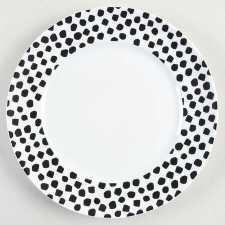 Dots Black on White