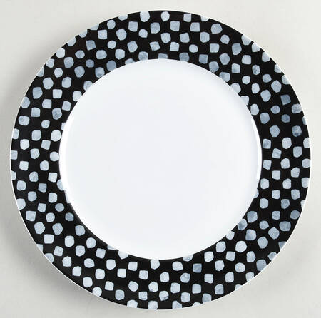 Dots White on Black
