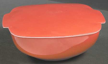 Flamingo 1.5 Quart Square Casserole with Ceramic Lid