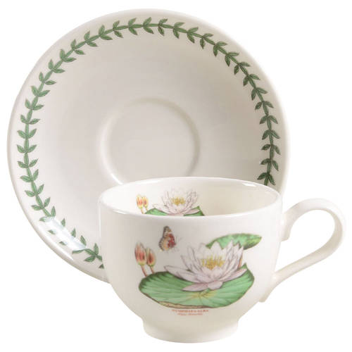 Exotic Botanic Garden Flat Cup & Saucer Set