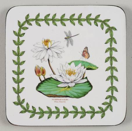 Exotic Botanic Garden Square Corkback Coaster