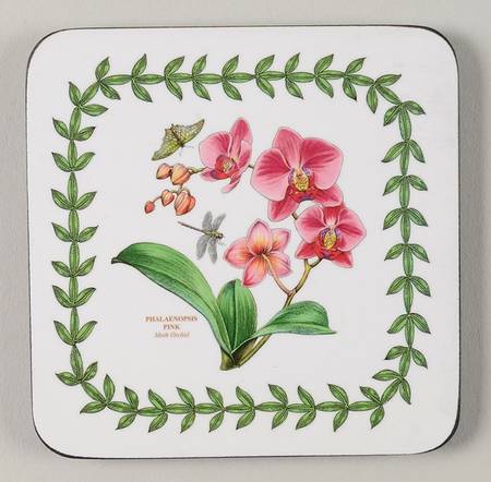Exotic Botanic Garden Square Corkback Coaster