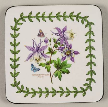 Exotic Botanic Garden Square Corkback Coaster