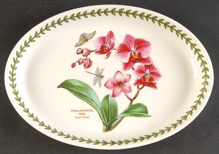 Exotic Botanic Garden 10" Oval Serving Platter