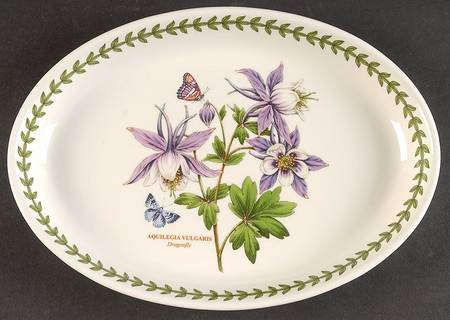 Exotic Botanic Garden 10" Oval Serving Platter