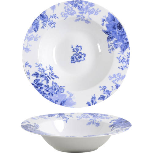 Tatnall Street Bluebell (Blue) Rim Soup Bowl