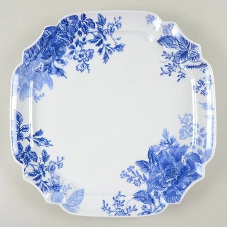 Tatnall Street Bluebell (Blue) 13" Square Serving Platter