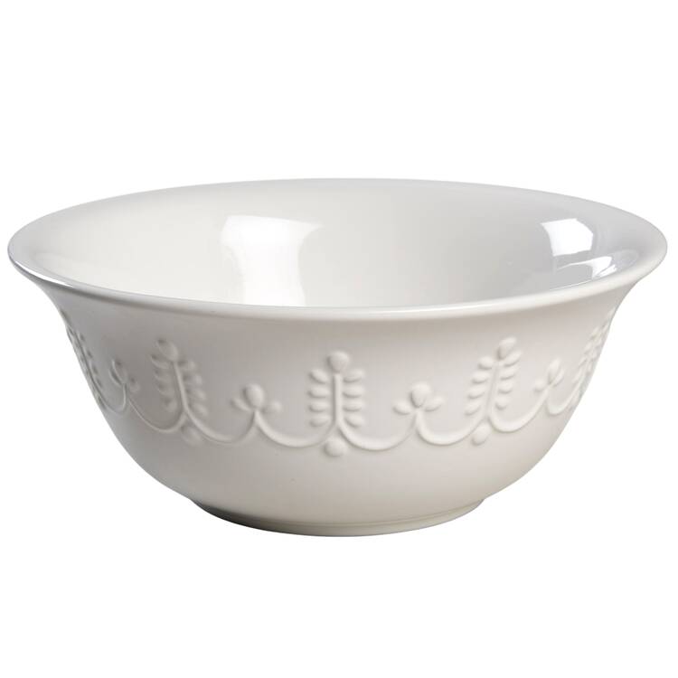 Whitaker Vanilla 10" Round Vegetable Bowl