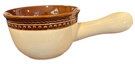 Southern Gathering Chestnut Individual Handled Soup Bowl