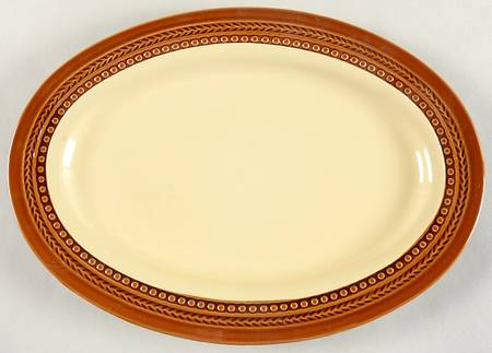 Southern Gathering Chestnut 14" Oval Serving Platter