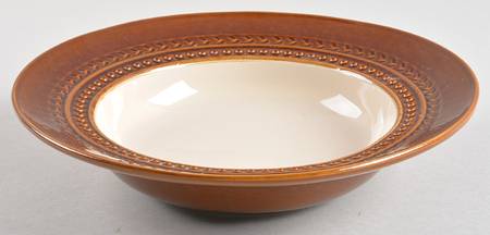 Southern Gathering Chestnut Large Rim Soup Bowl
