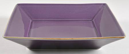 Asian Square Purple 9" Square Vegetable Bowl