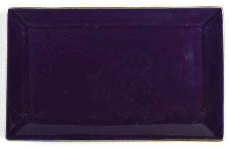 Asian Square Purple Sushi Plate