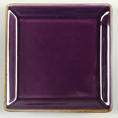 Asian Square Purple Coaster