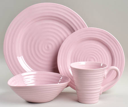 Sophie Conran Pink 4 Piece Place Setting