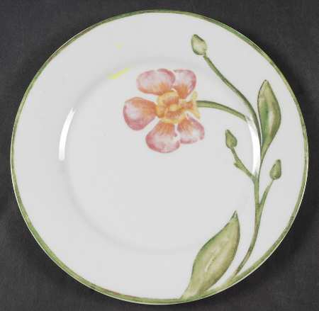 Floral (Floral Off Center) Salad Plate
