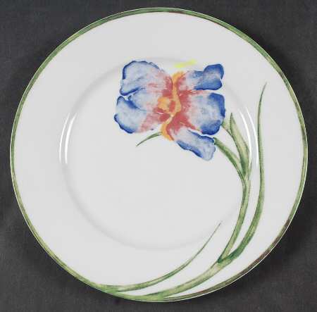 Floral (Floral Off Center) Salad Plate