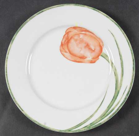 Floral (Floral Off Center) Salad Plate
