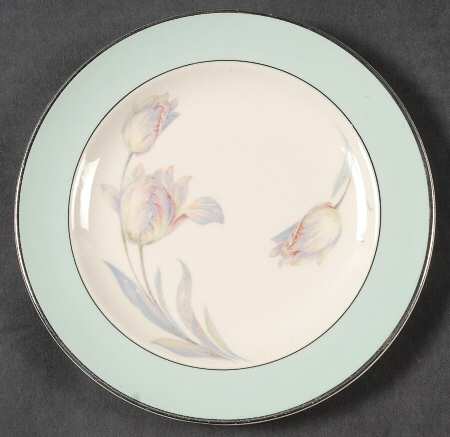 Pastel Tulip Bread & Butter Plate
