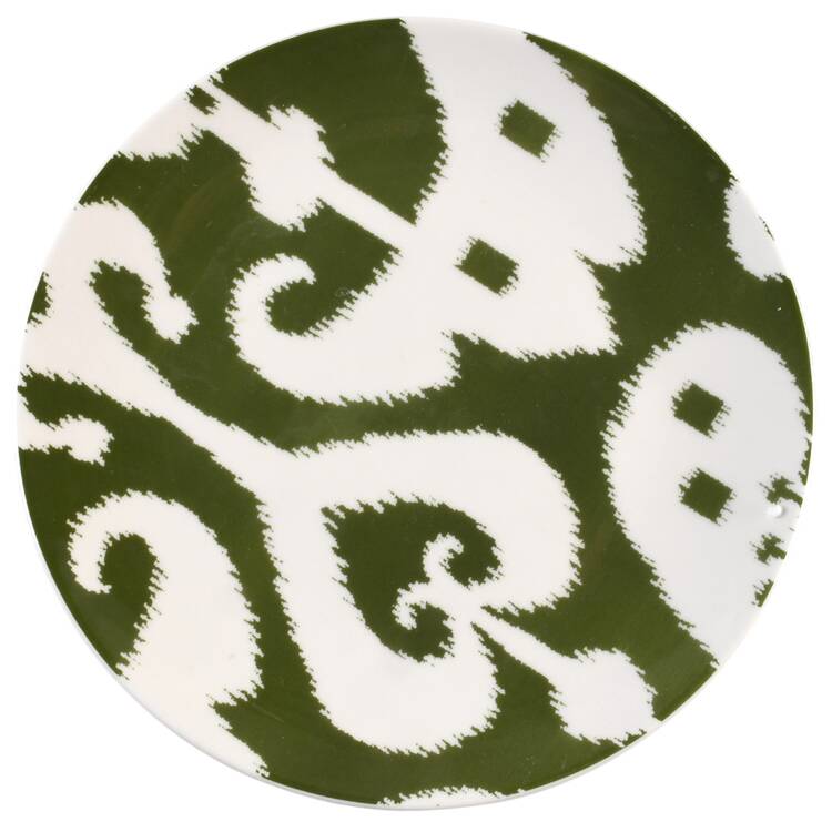 Graphic Harvest Salad/Dessert Plate