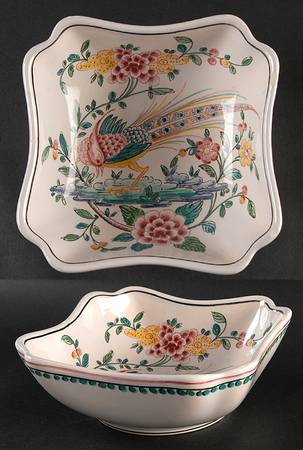 POR114 6" Square Vegetable Bowl