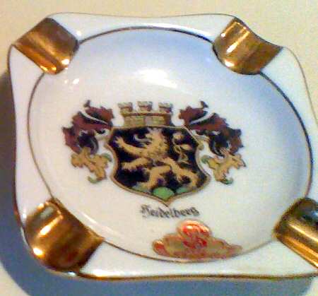 597 3" Square Ashtray