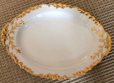 POY742 14" Oval Serving Platter