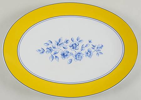 Spring Prelude 14" Oval Serving Platter
