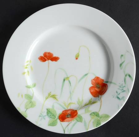 Poppy Valley Salad Plate