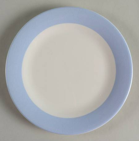 ColorBurst Blue (White Body) Salad Plate