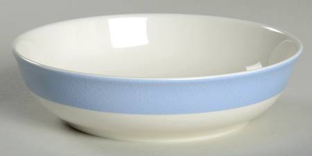 ColorBurst Blue (White Body) Soup/Cereal Bowl