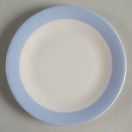 ColorBurst Blue (White Body) Bread & Butter Plate